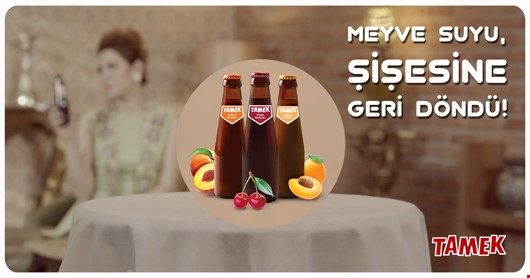 Tamek'ten Nostaljik Kahverengi Şişe