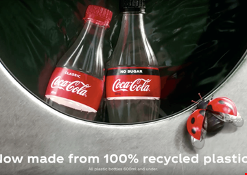Coca-Cola Avustralya'nın PET Şişeleri Tamamen Geri Dönüştürülmüş Plastikten